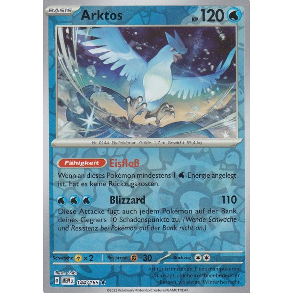 Arktos 144/165 Holo REVERSE HOLO