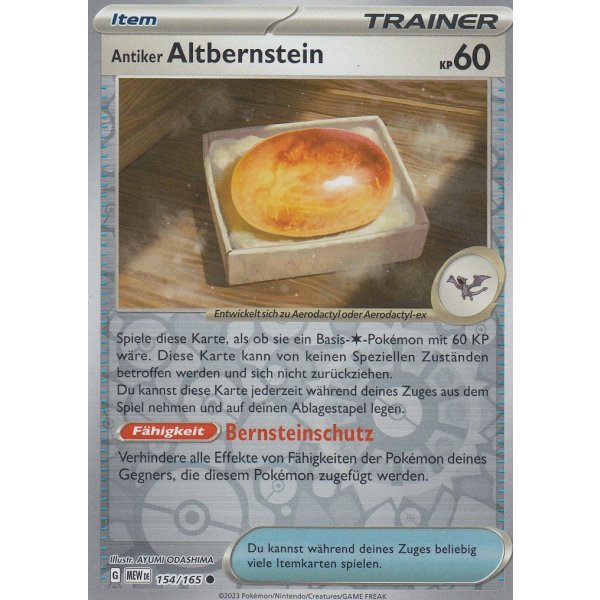 Antiker Altbernstein 154/165 REVERSE HOLO