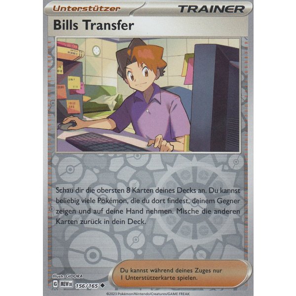 Bills Transfer 156/165 REVERSE HOLO