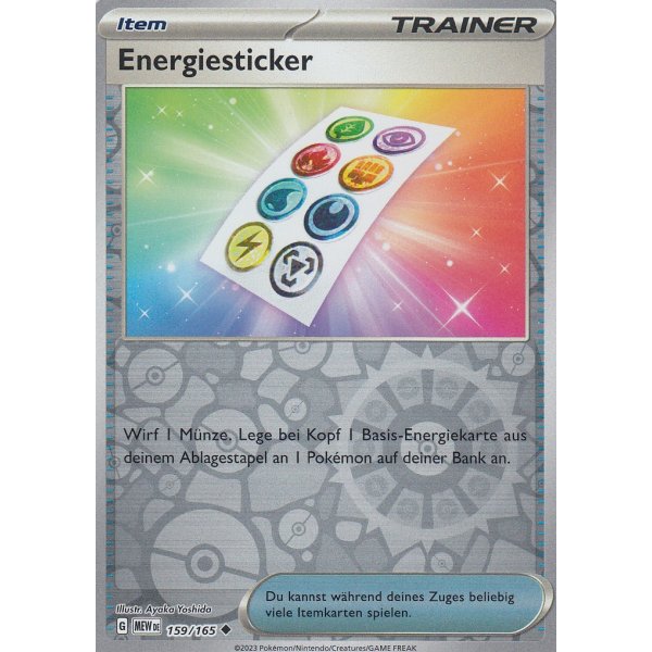 Energiesticker 159/165 REVERSE HOLO