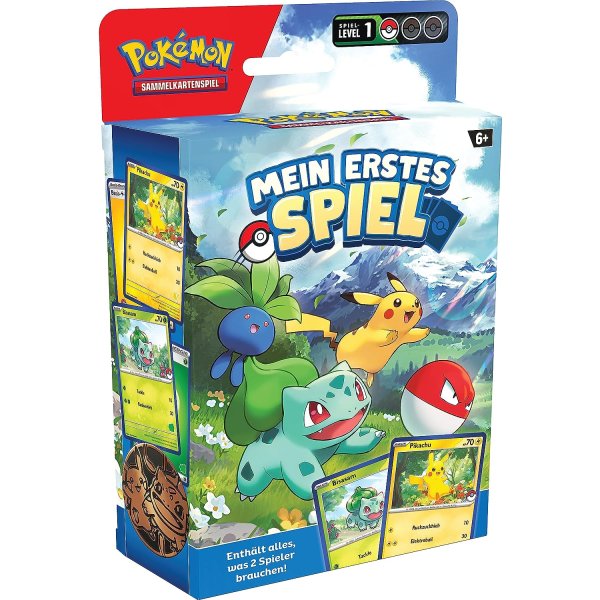 Mein erstes Spiel - 2 Decks mit Pikachu &amp; Bisasam (deutsch)