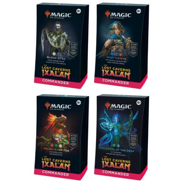 The Lost Caverns of Ixalan Commander Decks (alle 4, englisch)