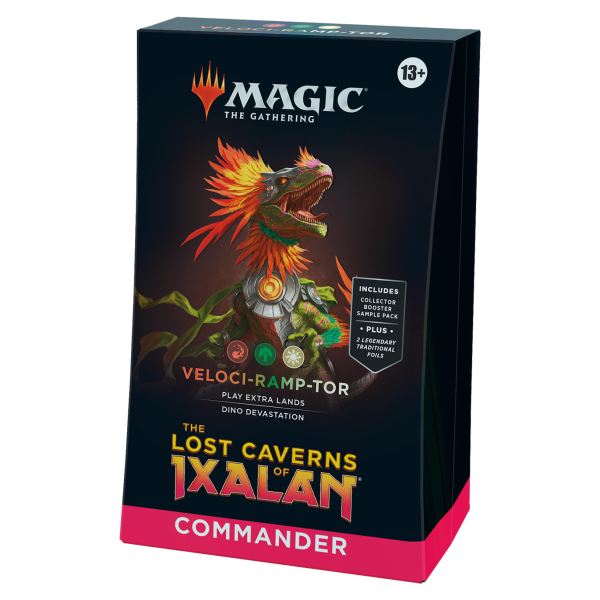 The Lost Caverns of Ixalan Commander Deck - Veloci-Ramp-Tor (englisch)