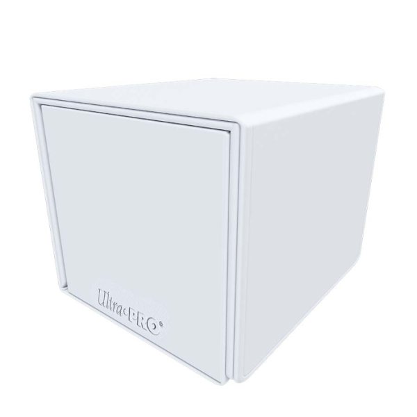 Ultra PRO Vivid 100+ Alcove Edge Deck Box - Wei&szlig;