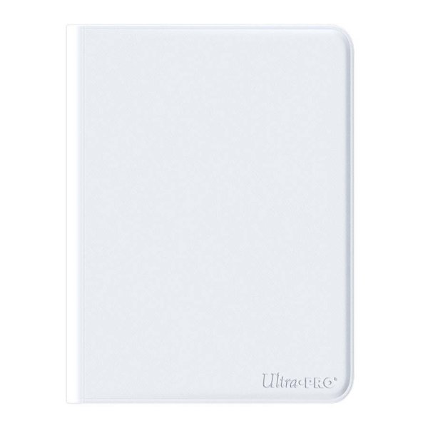 Ultra Pro Vivid 12-Pocket Zippered Pro-Binder - Wei&szlig;