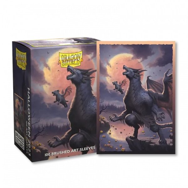 Dragon Shield Brushed Art Sleeves - Halloween 2023 (100 Kartenh&uuml;llen)