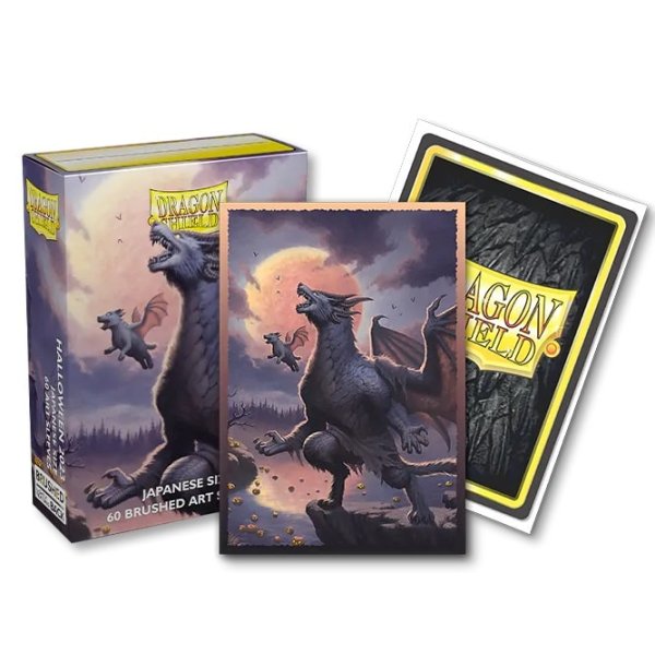 Dragon Shield Brushed Art Sleeves - Halloween 2023 (60 Kartenh&uuml;llen Small / Japanese Size)