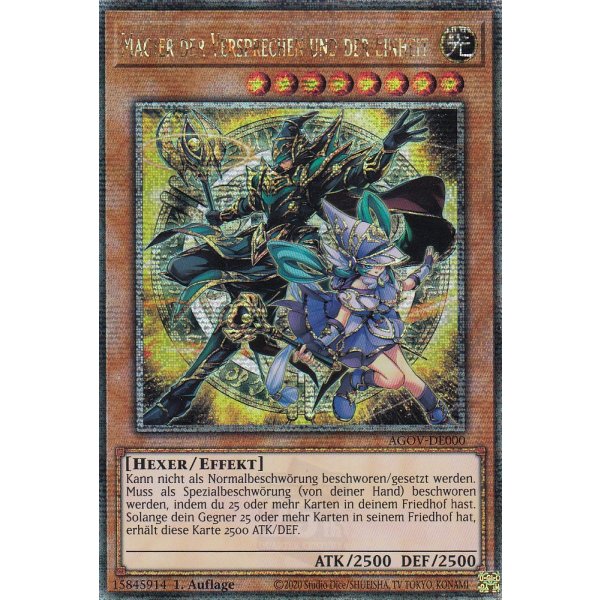 Magier der Versprechen und der Einheit (Quarter Century Secret Rare) AGOV-DE000-Quarter-Century-Secret-Rare