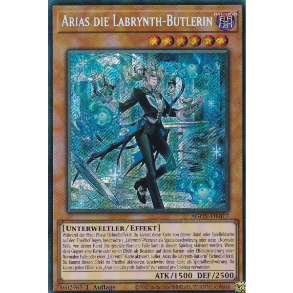 Arias die Labrynth-Butlerin AGOV-DE017