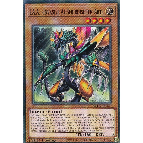 I.A.A. -Invasive Au&szlig;erirdischen-Art- AGOV-DE023