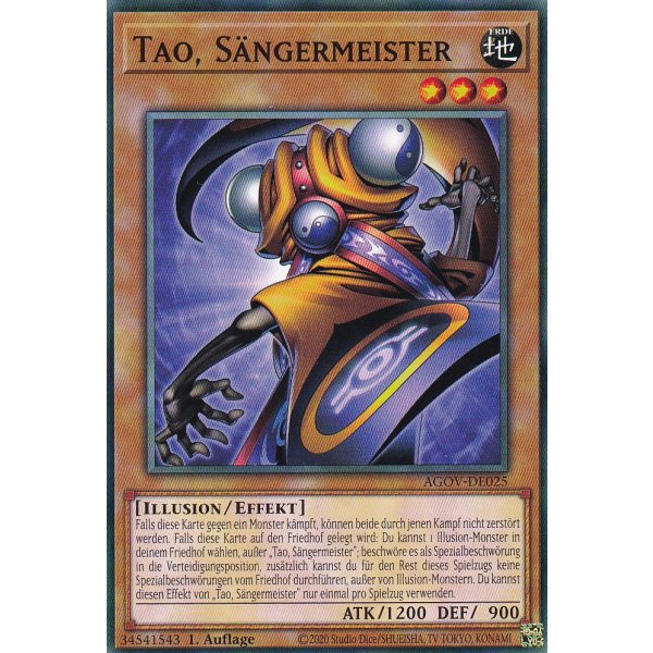 Tao, S&auml;ngermeister AGOV-DE025