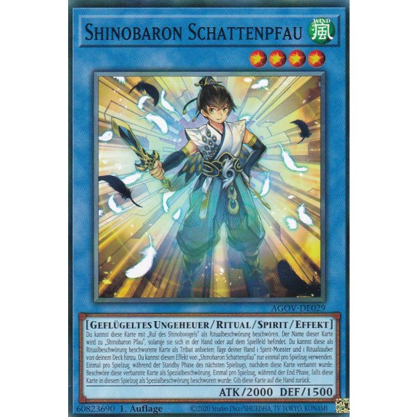 Shinobaron Schattenpfau AGOV-DE029