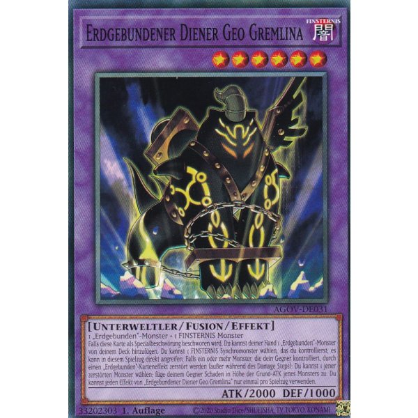 Erdgebundener Diener Geo Gremlina AGOV-DE031