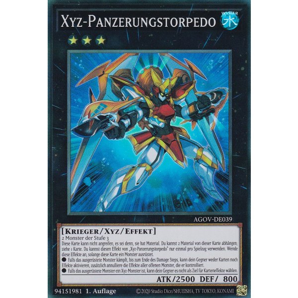 Xyz-Panzerungstorpedo AGOV-DE039