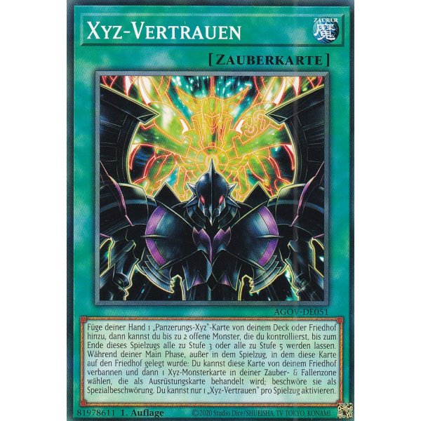 Xyz-Vertrauen AGOV-DE051