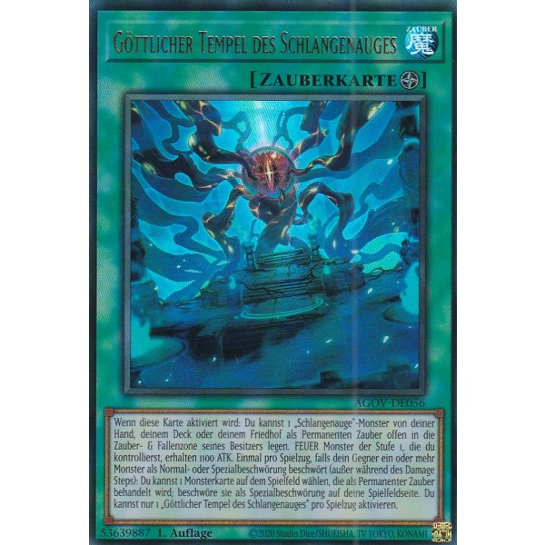 G&ouml;ttlicher Tempel des Schlangenauges AGOV-DE056