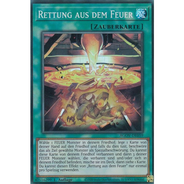 Rettung aus dem Feuer AGOV-DE059