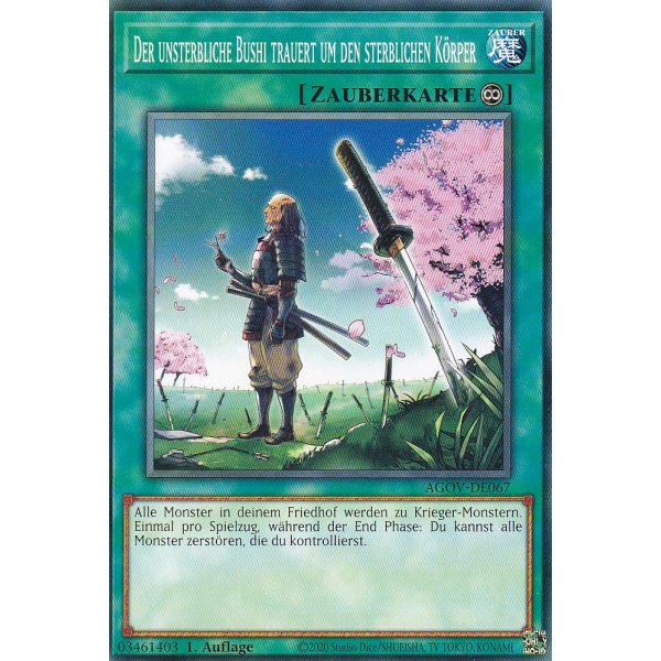 Der unsterbliche Bushi trauert um den sterblichen K&ouml;rper AGOV-DE067