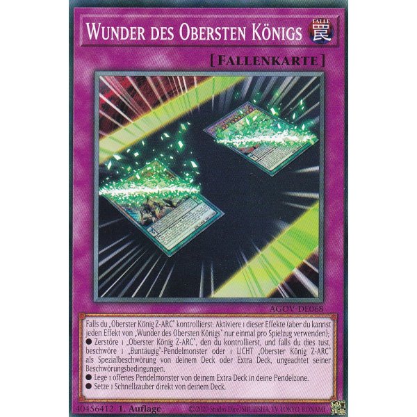 Wunder des Obersten K&ouml;nigs AGOV-DE068