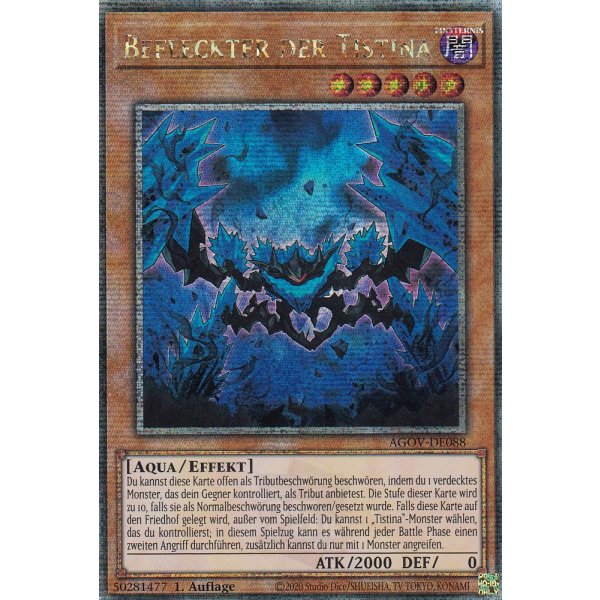 Befleckter der Tistina (Quarter Century Secret Rare) AGOV-DE088-Quarter-Century-Secret-Rare