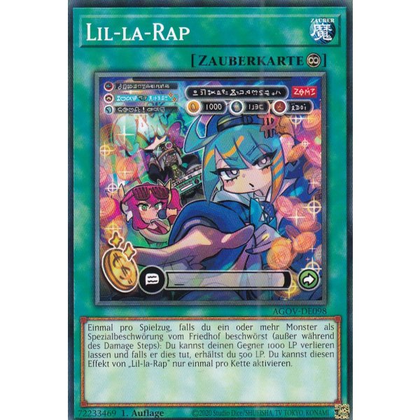 Lil-la-Rap AGOV-DE098