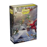 Dragon Shield Brushed Art Sleeves - Christmas 2023 (60 Kartenhüllen Small / Japanese Size)