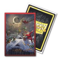 Dragon Shield Brushed Art Sleeves - Christmas 2023 (60 Kartenh&uuml;llen Small / Japanese Size)