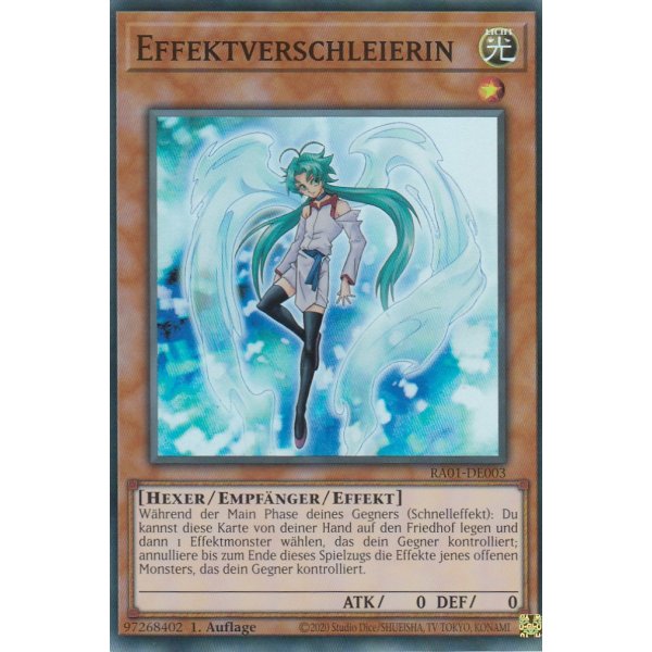 Effektverschleierin V.4 (Platinum Secret Rare) RA01-DE003 V.4-Platinum-Secret-Rare