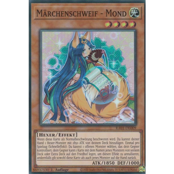 M&auml;rchenschweif - Mond V.4 (Platinum Secret Rare) RA01-DE009 V.4-Platinum-Secret-Rare