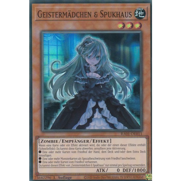 Geisterm&auml;dchen &amp; Spukhaus V.1 (Super Rare) RA01-DE011 V.1