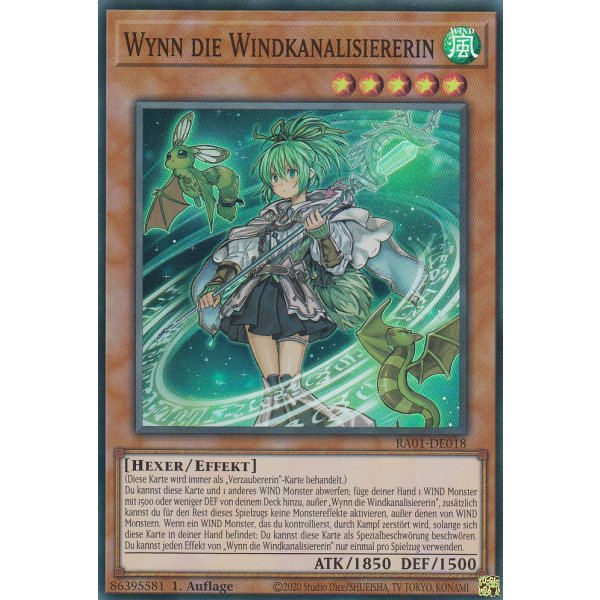 Wynn die Windkanalisiererin V.1 (Super Rare) RA01-DE018 V.1