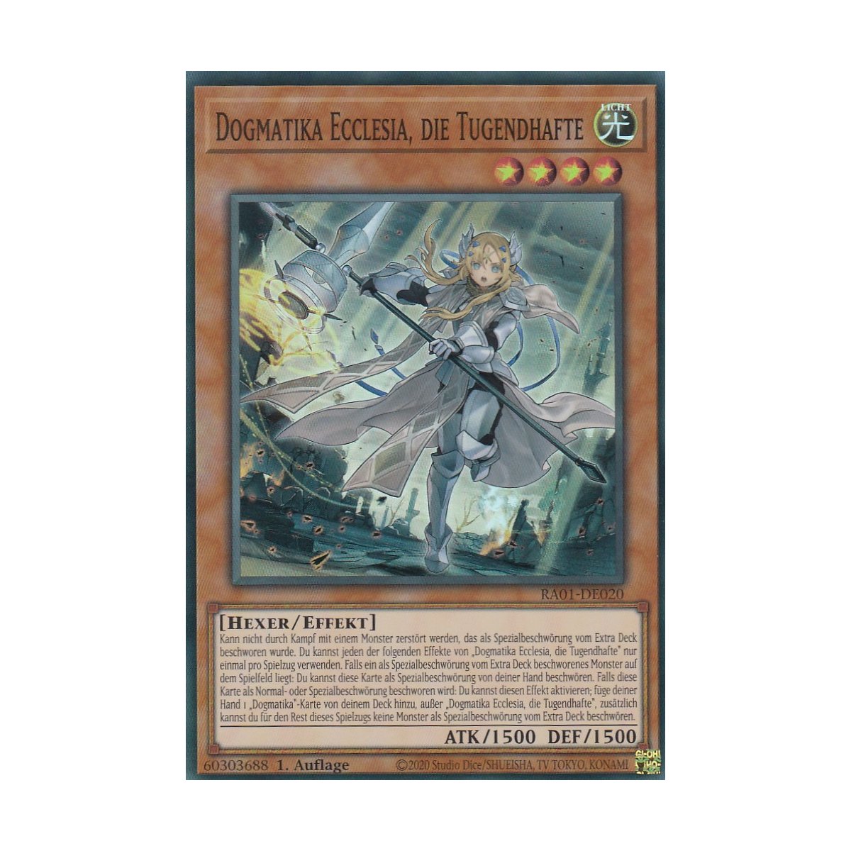 Yugioh Dogmatika-Bestrafung (V.3) RA01-DE076 Secret Rare Deutsch kaufen
