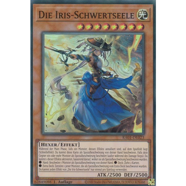 Die Iris-Schwertseele V.3 (Secret Rare) RA01-DE023 V.3