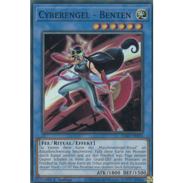 Cyberengel - Benten V.1 (Super Rare) RA01-DE024 V.1