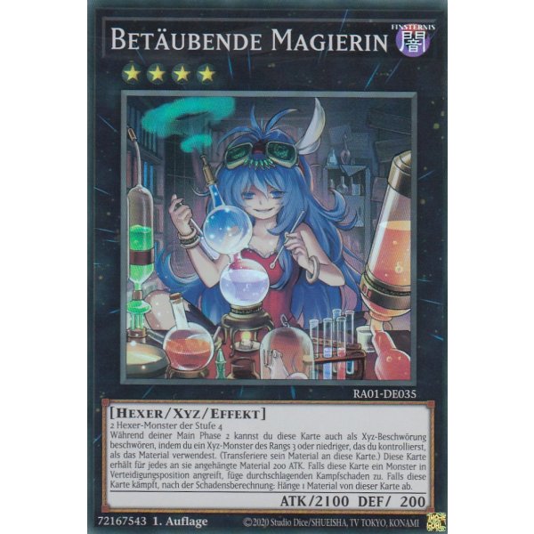 Bet&auml;ubende Magierin V.5 (Quarter Century Secret Rare) RA01-DE035 V.5-Quarter-Century-Secret-Rare