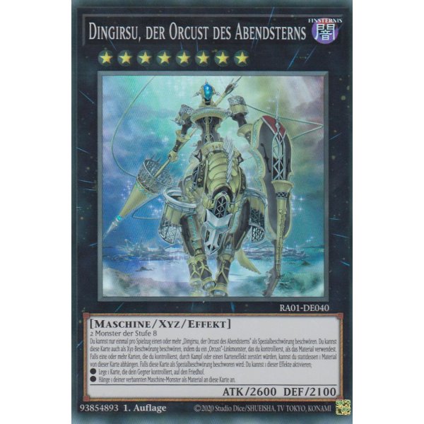 Dingirsu, der Orcust des Abendsterns V.6 (Collectors Rare) RA01-DE040 V.6-Collectors-Rare