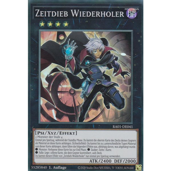 Zeitdieb Wiederholer V.5 (Quarter Century Secret Rare) RA01-DE041 V.5-Quarter-Century-Secret-Rare