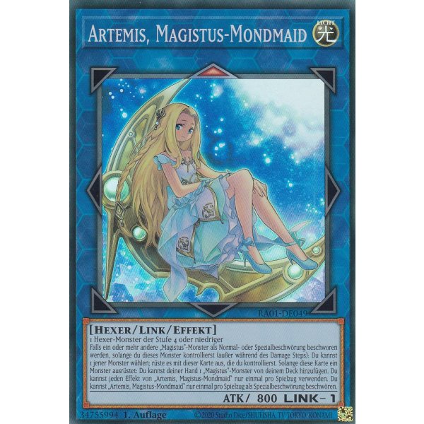 Artemis, Magistus-Mondmaid V.6 (Collectors Rare) RA01-DE049 V.6-Collectors-Rare