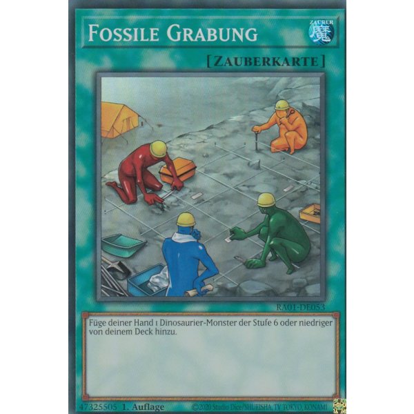 Fossile Grabung V.6 (Collectors Rare) RA01-DE053 V.6-Collectors-Rare