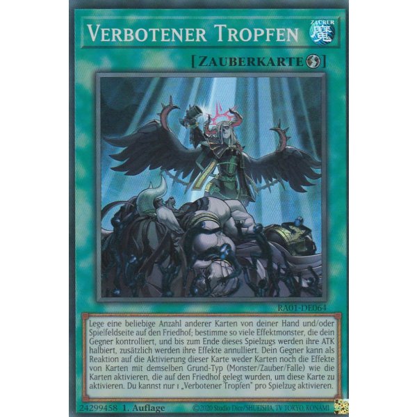 Verbotener Tropfen V.3 (Secret Rare) RA01-DE064 V.3