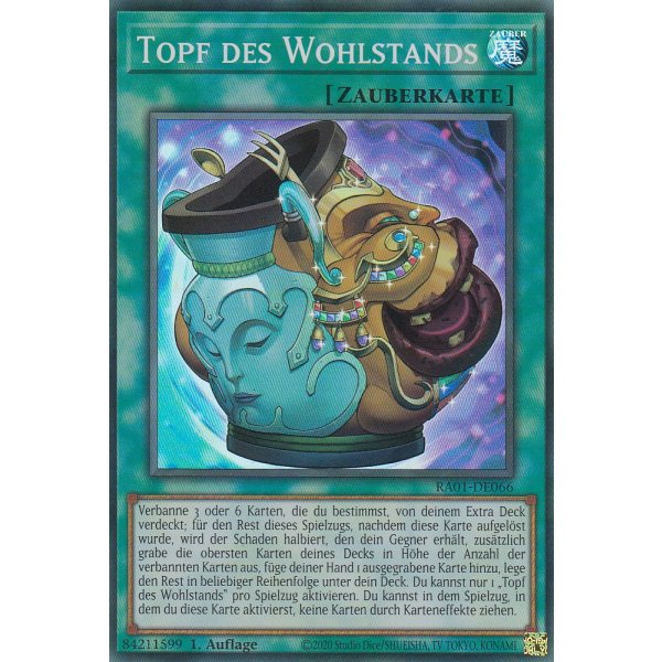 Topf des Wohlstands V.7 (Ultimate Rare) RA01-DE066 V.7-Ultimate-Rare