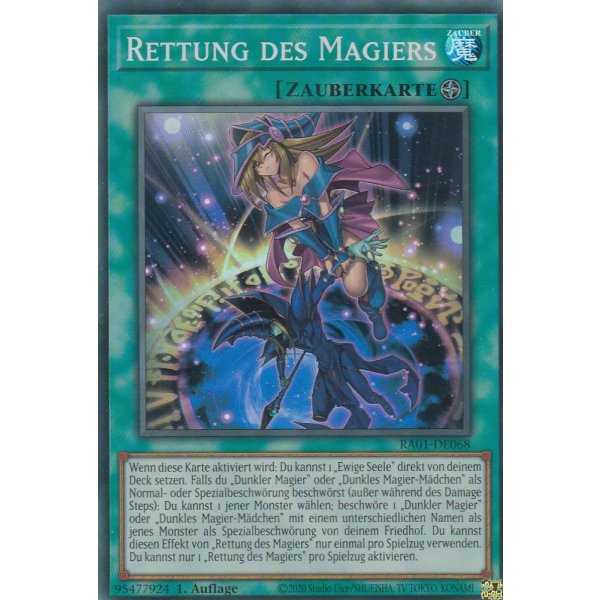 Rettung des Magiers V.1 (Super Rare) RA01-DE068 V.1