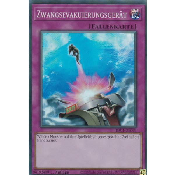 Zwangsevakuierungsger&auml;t V.6 (Collectors Rare) RA01-DE069 V.6-Collectors-Rare