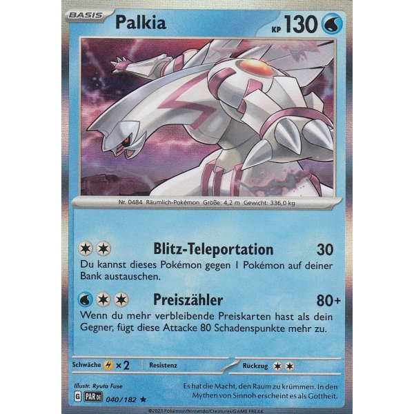 Palkia 040/182 Holo