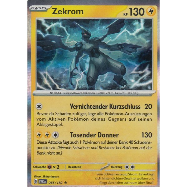 Zekrom 066/182 Holo