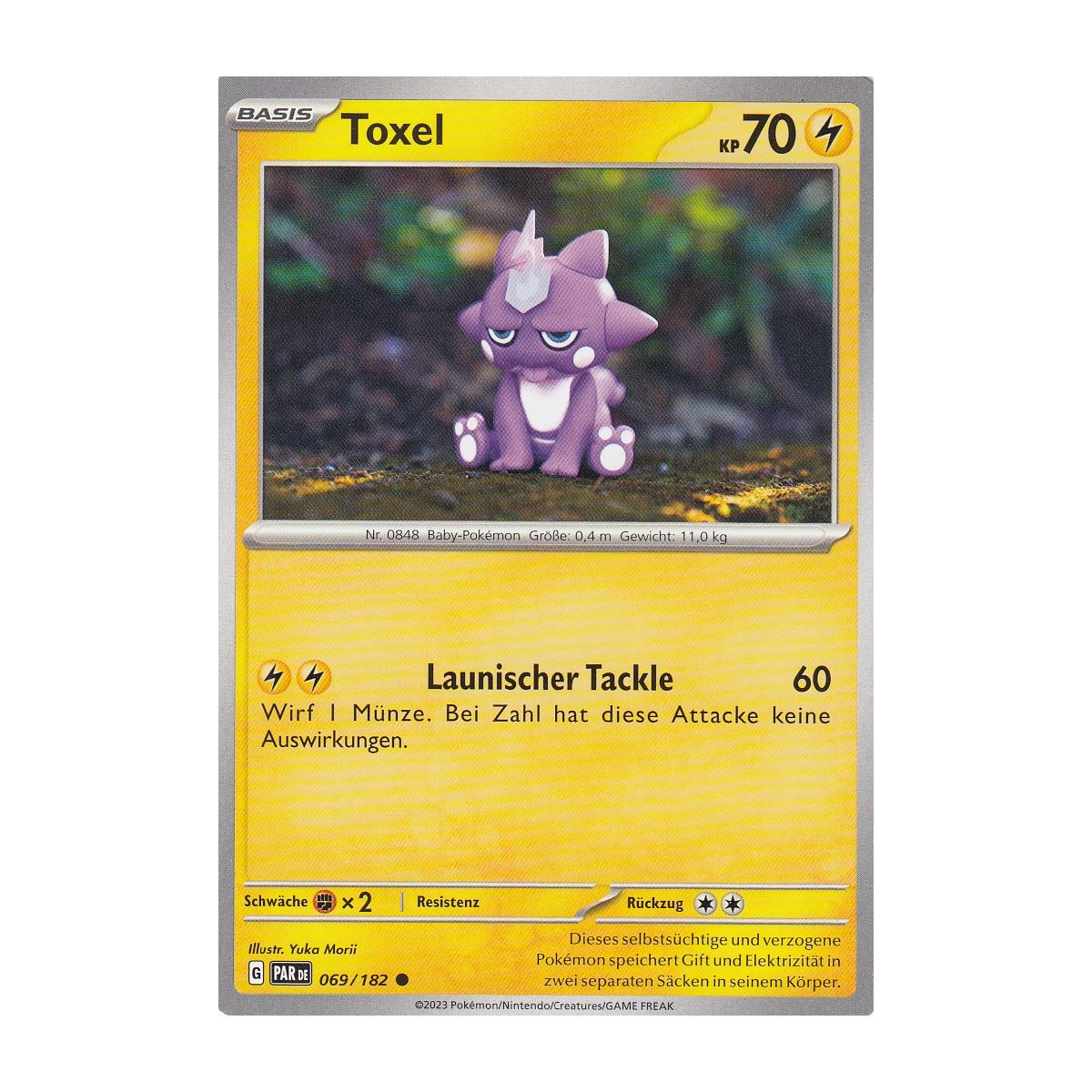 Toxel 069/182 Paradoxrift Pokemon Karte gnstig kaufen Toxel 069/182 Paradoxrift Pokemon Karte gnstig kaufen