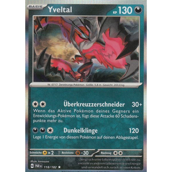 Yveltal 118/182 Holo