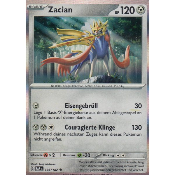 Zacian 136/182 Holo