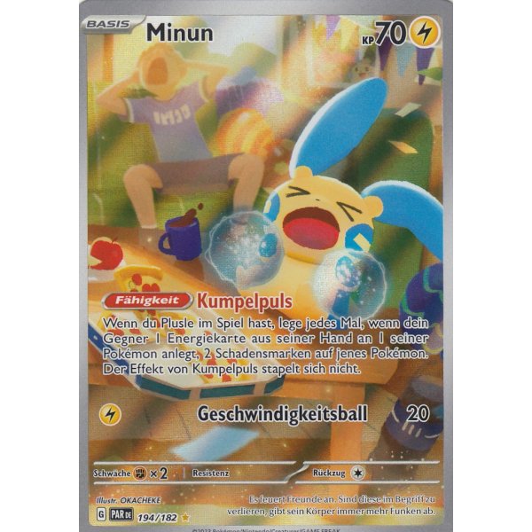 Minun 194/182 Illustration Rare