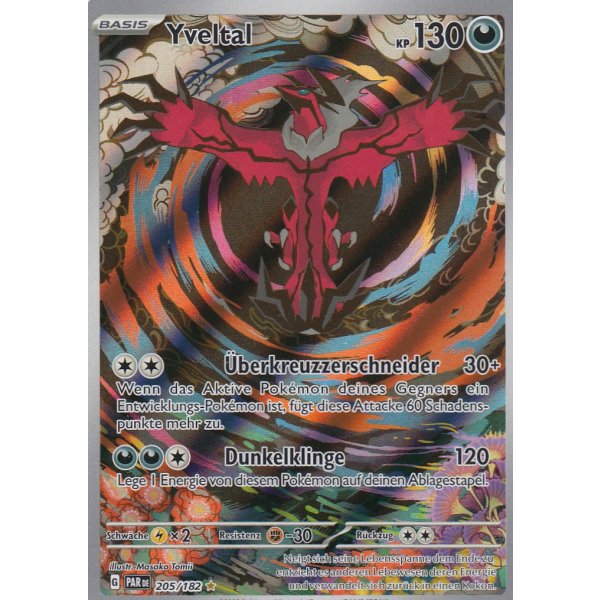 Yveltal 205/182 Illustration Rare